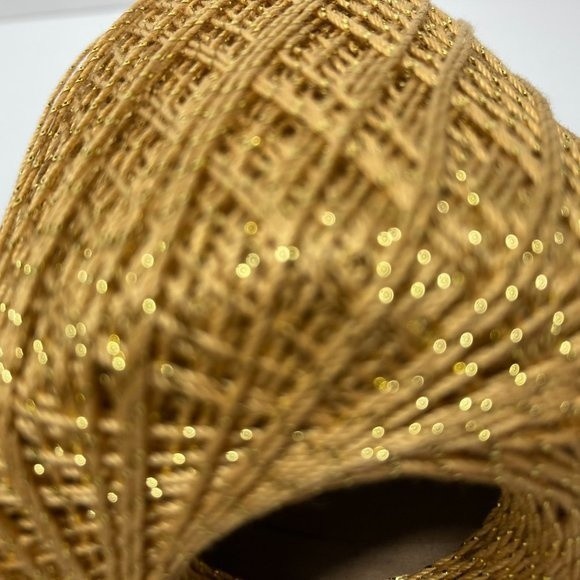 3 Aunt Lydia's Metallic Crochet Thread Gold/Gold - Picture 11 of 14